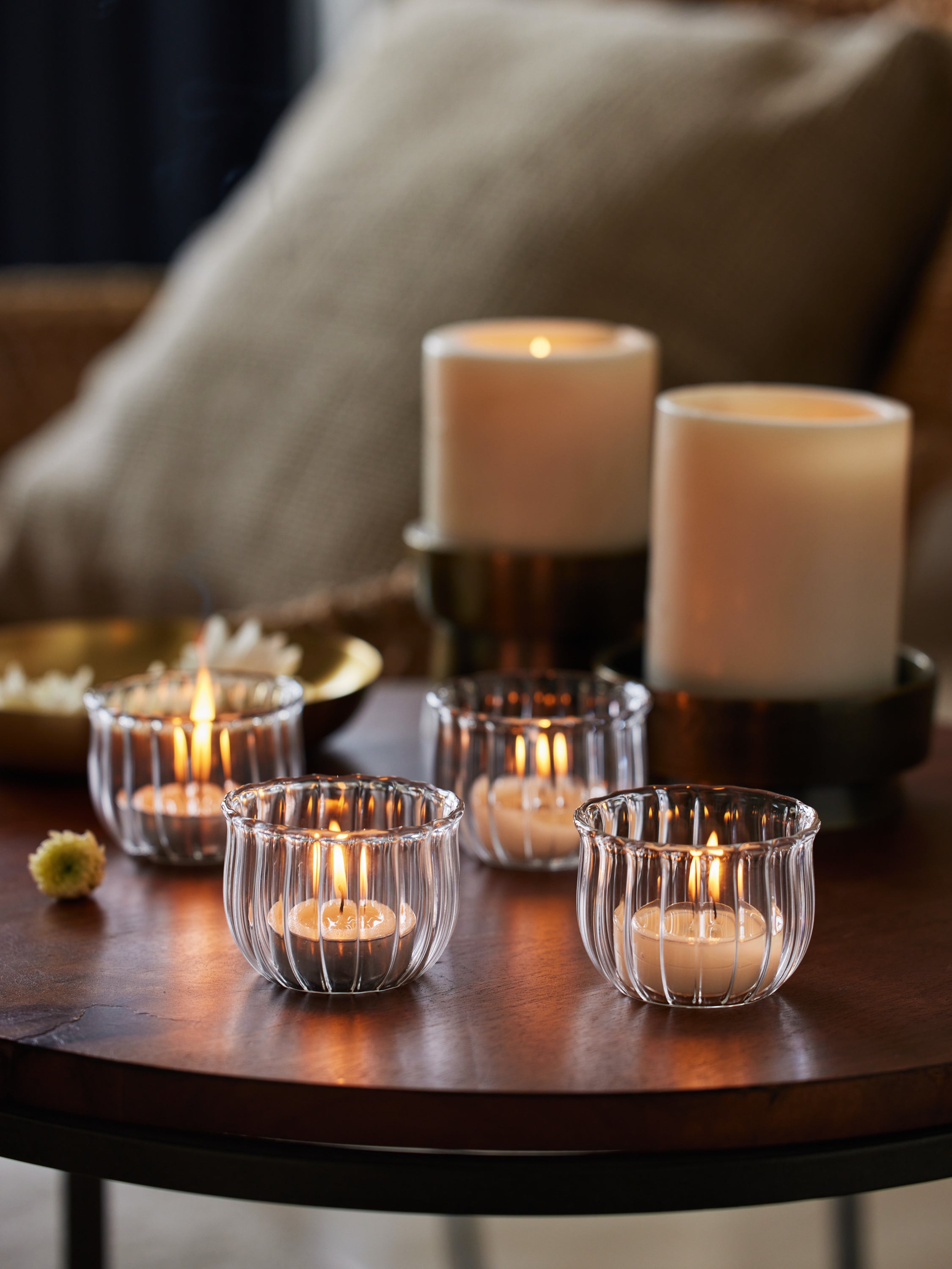 Kira Votives as a part of gift box.