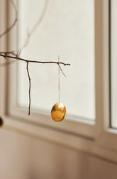 Brass Christmas Ornament Concave Circle