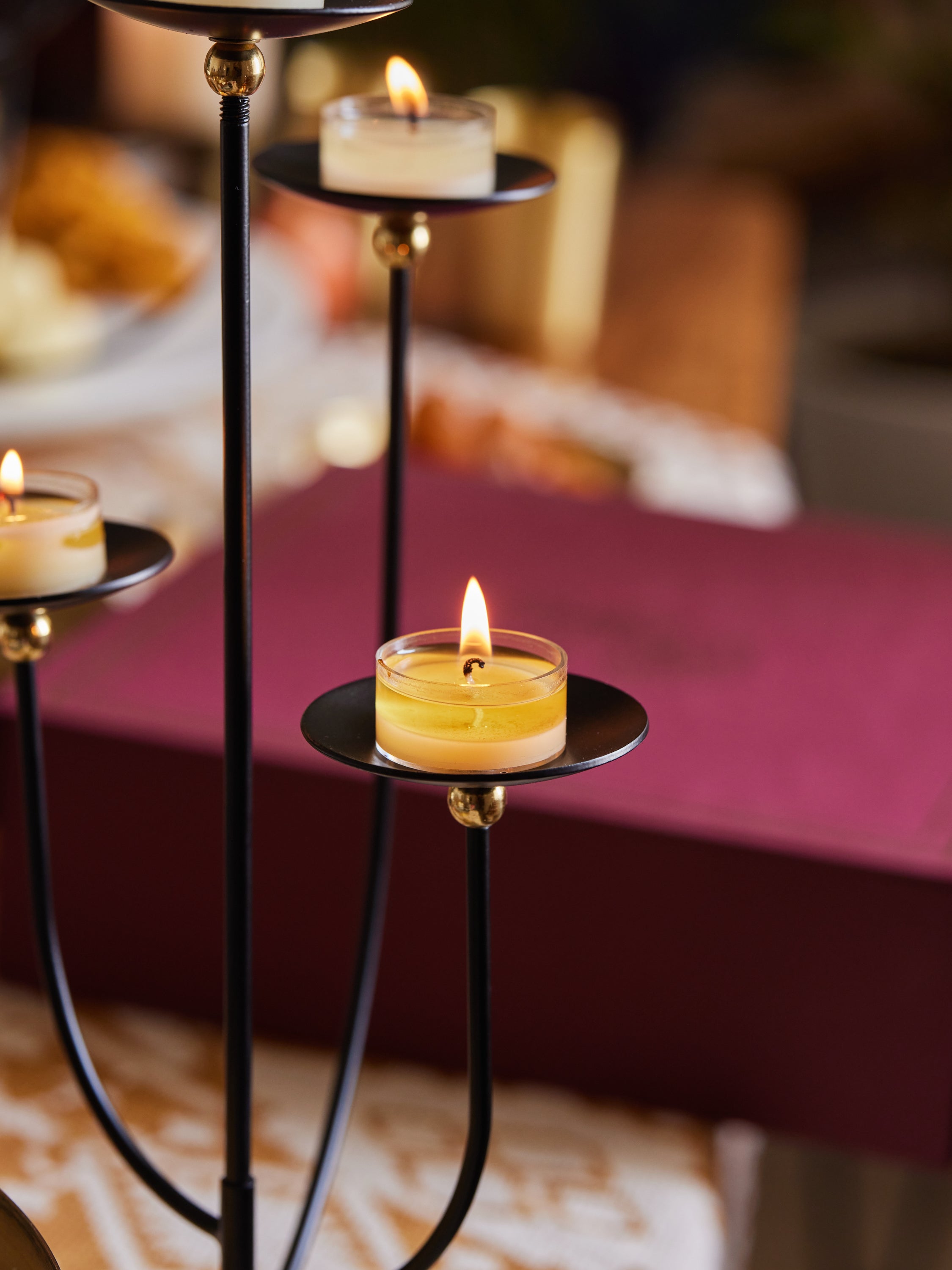 Daisy Candleabra tealight holder.