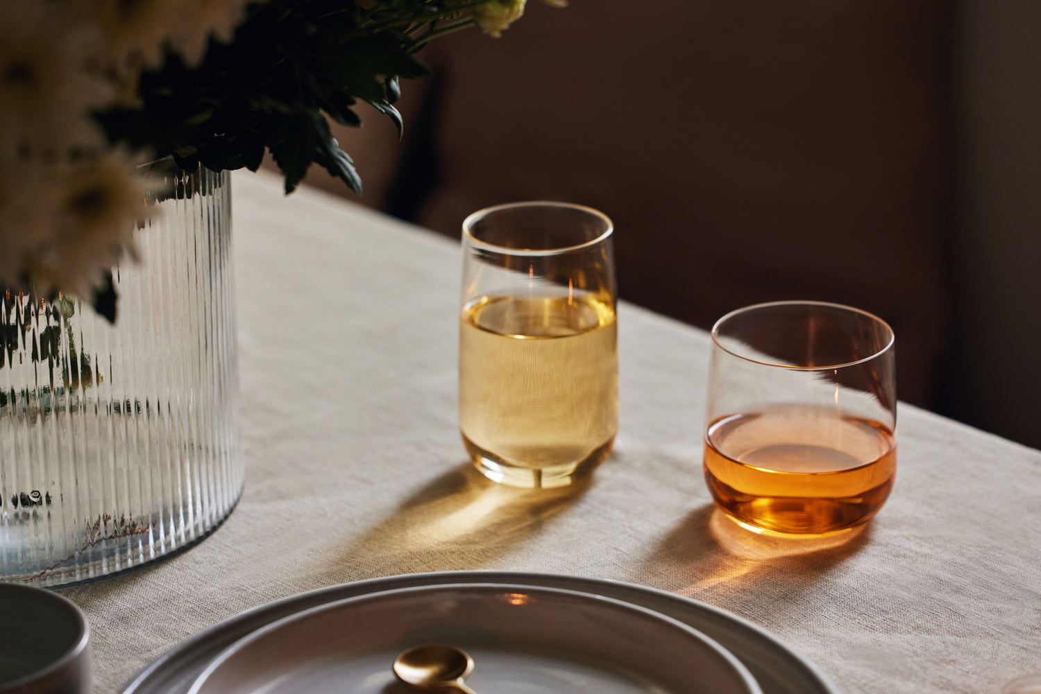 Fleck Cremini borosilicate Tall & Short tumbler drinks