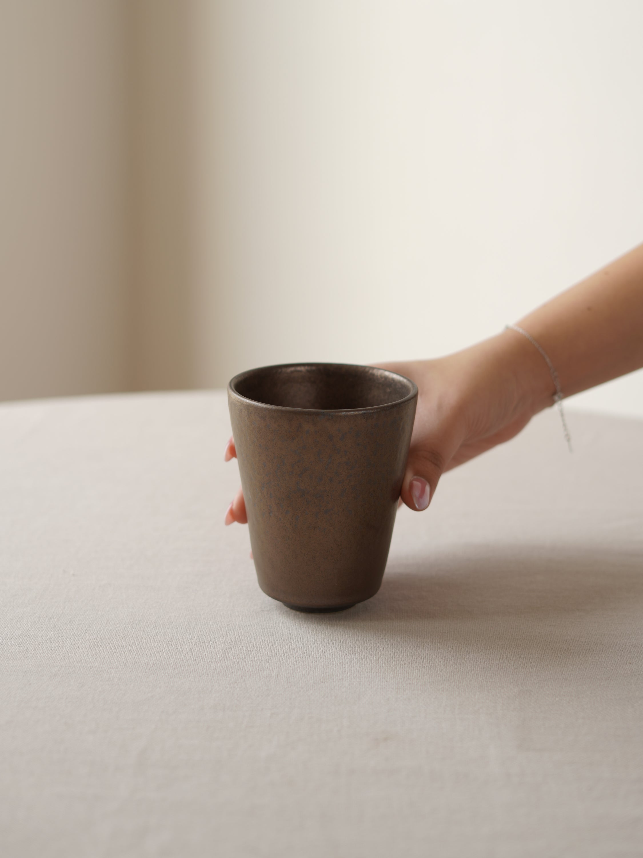 Fuji Ceramic Cappucino Cup/Tumbler, Set of 2