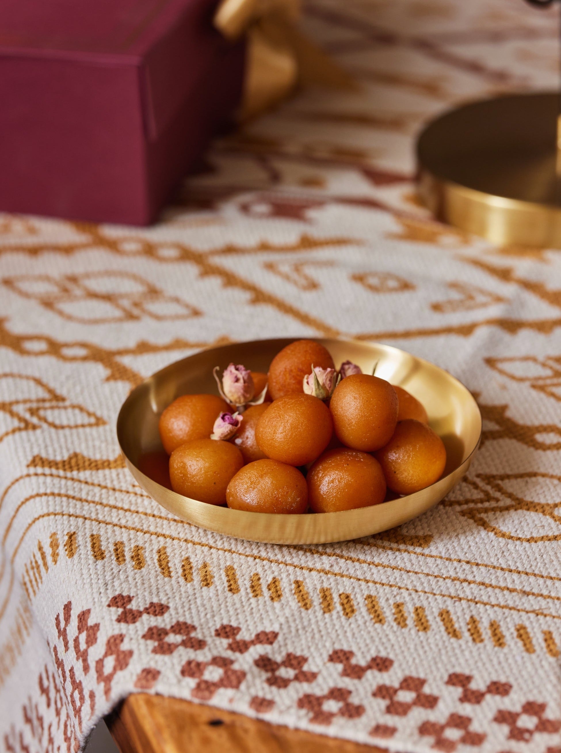 Heirloom Brass Tapas Plate