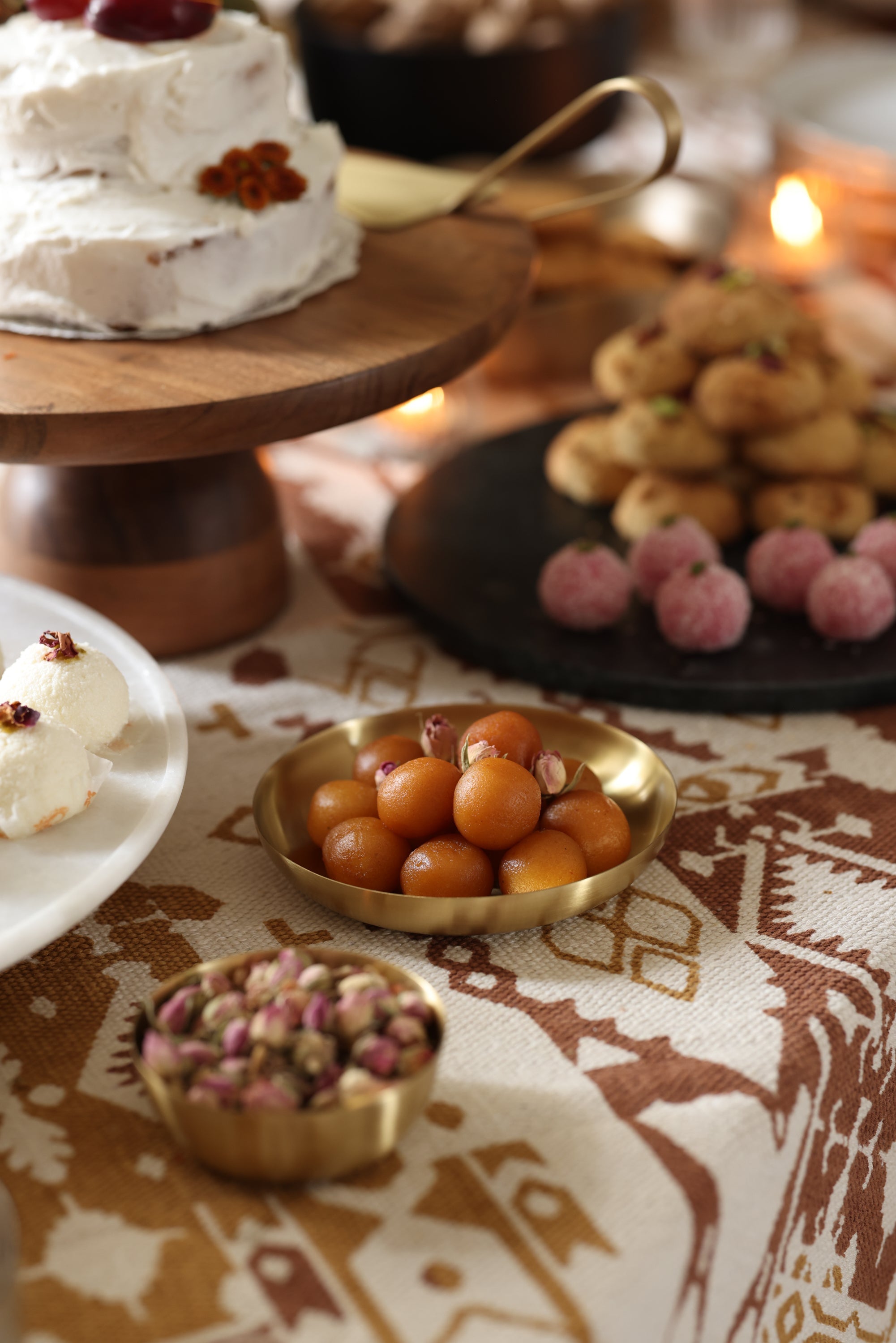 Heirloom Brass Tapas Plate