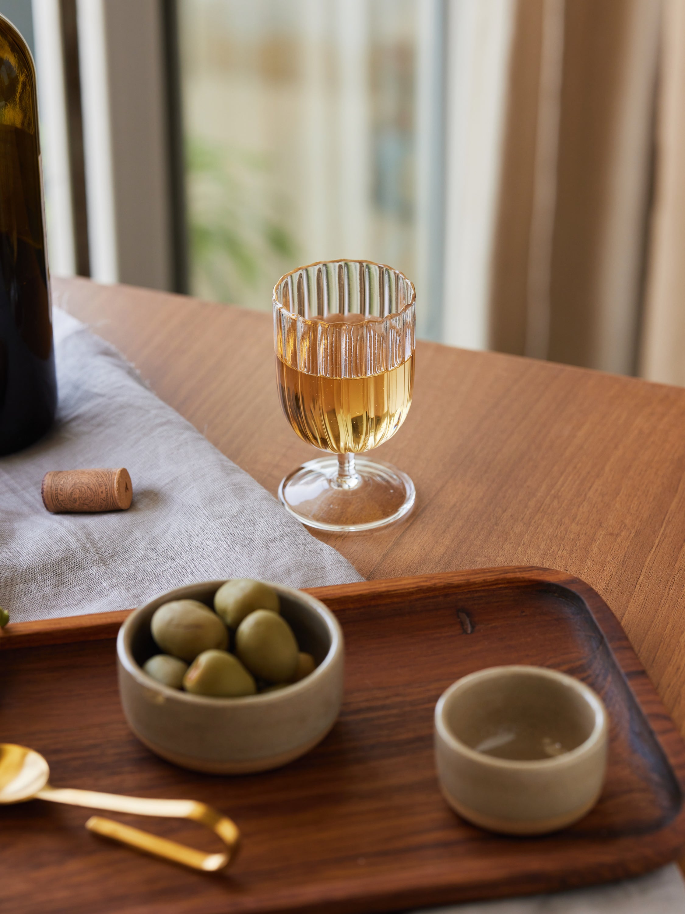 Small drinks glass.