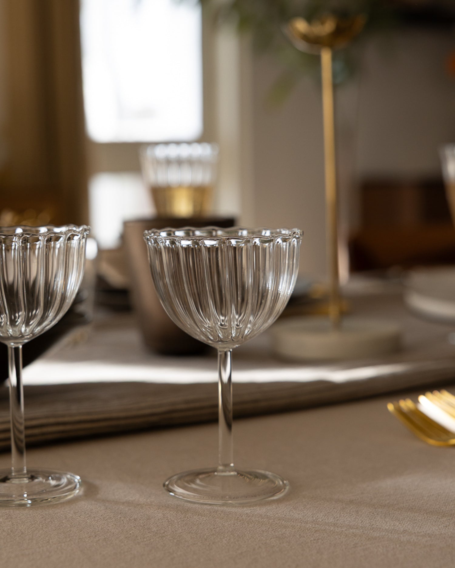 Kira Stemware Coupes, Set of 2