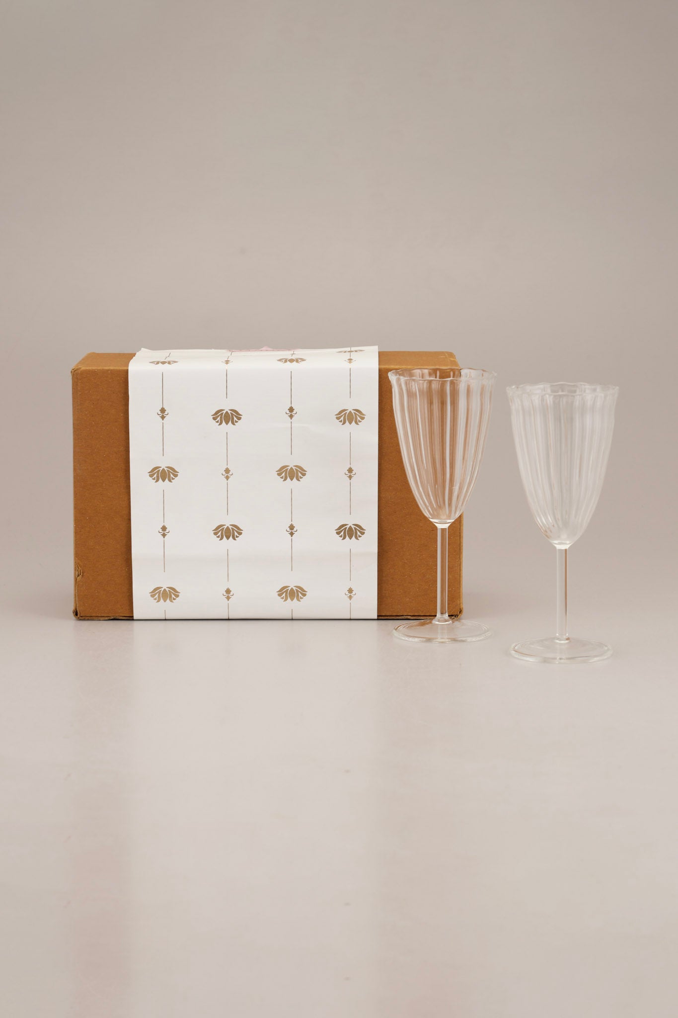 Kira Stemware Champagne Flutes, Set of 2