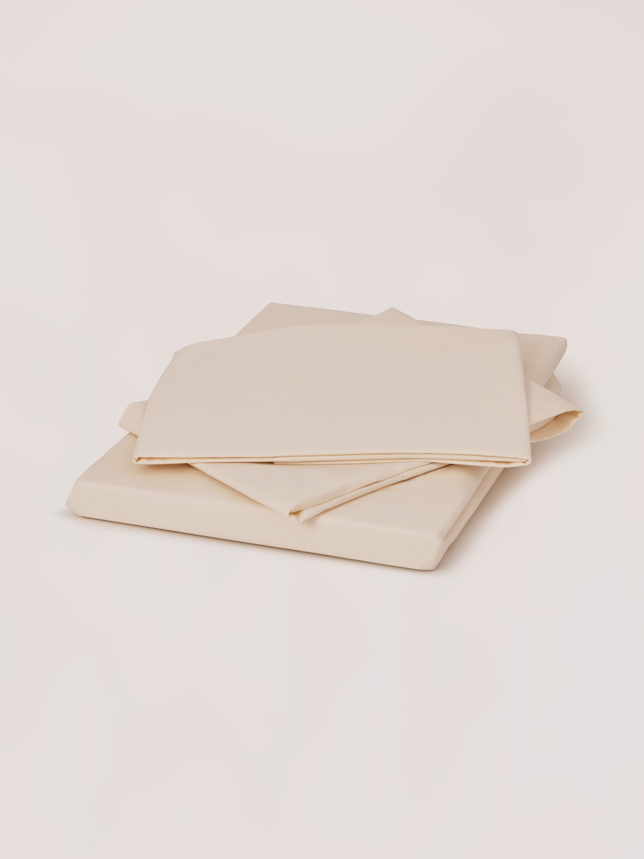 Natural Sateen Flat Sheet Set