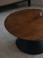 Perisi Coffee Table with Solid Wood Top