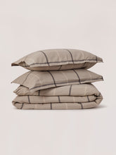 Plaid Brushed Flannel Duvet Cover Set