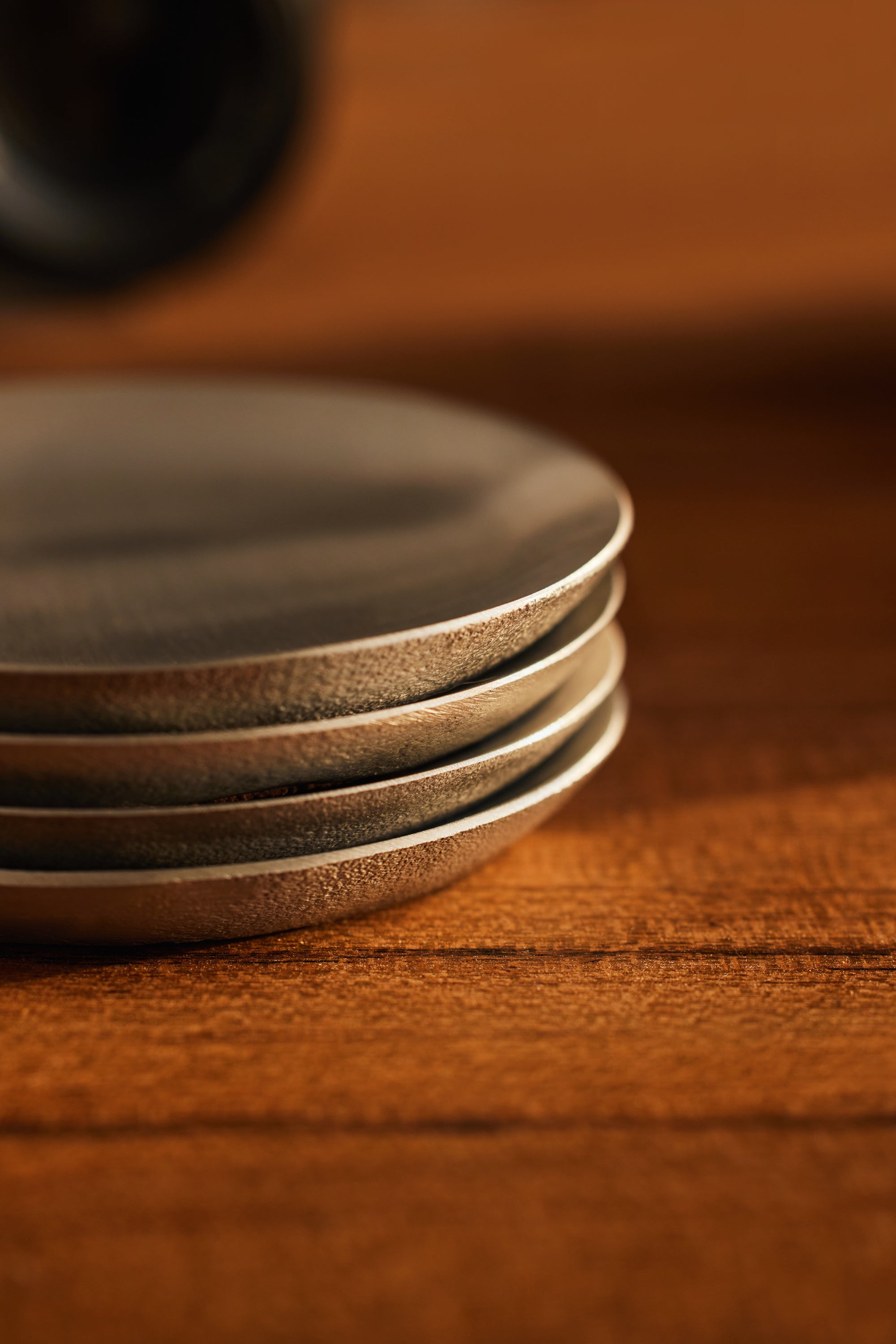 aluminium coasters set of 4