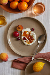 Sand Grey Stoneware Dinner Plate