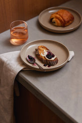 Sand grey Handthrown Ceramic Small Plate