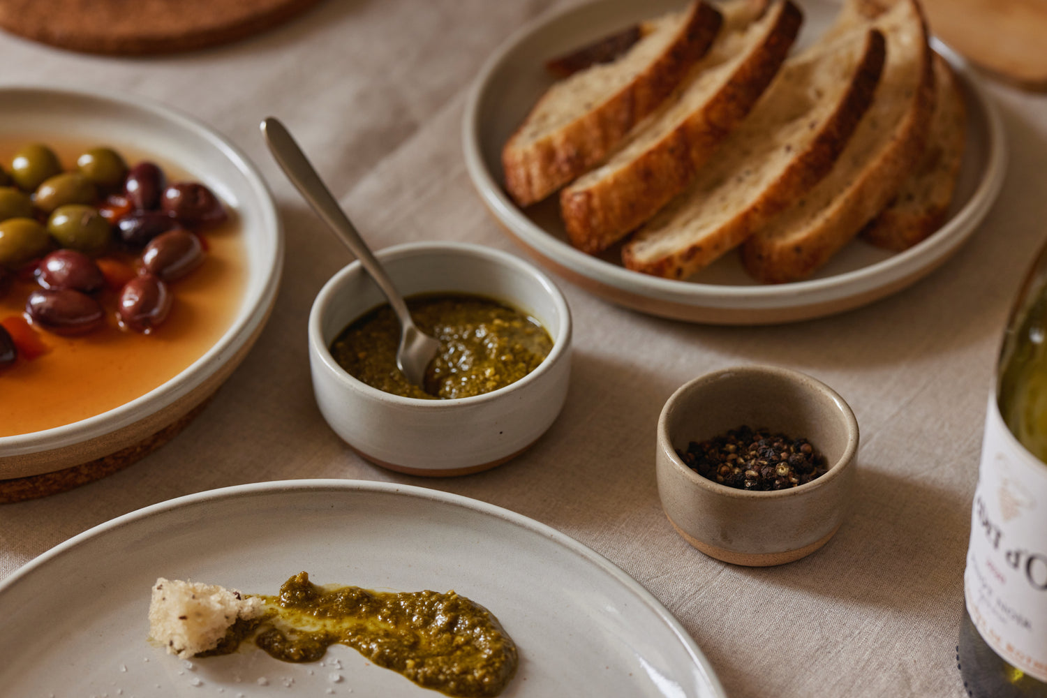 Snowdrop Small White Ceramic Bowl
