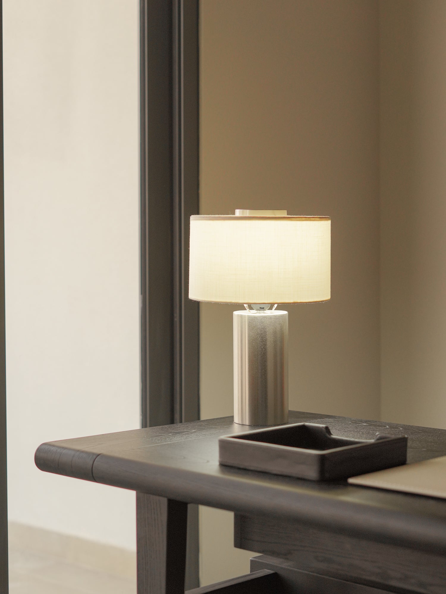 Column Table Lamp, Steel