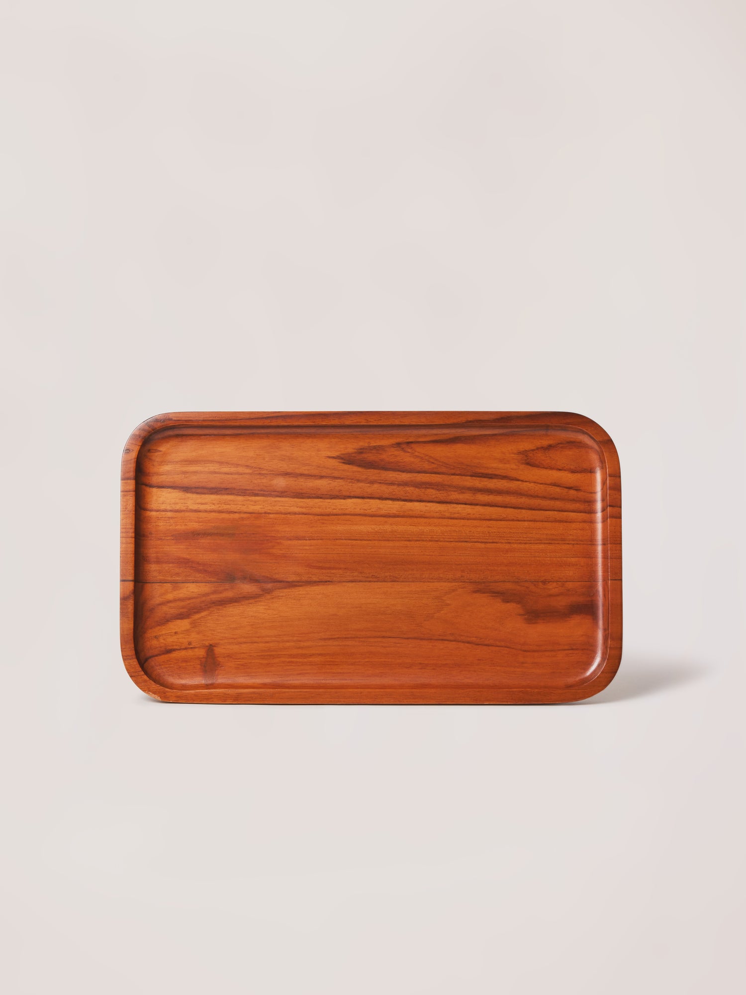 minimal teak wood trays