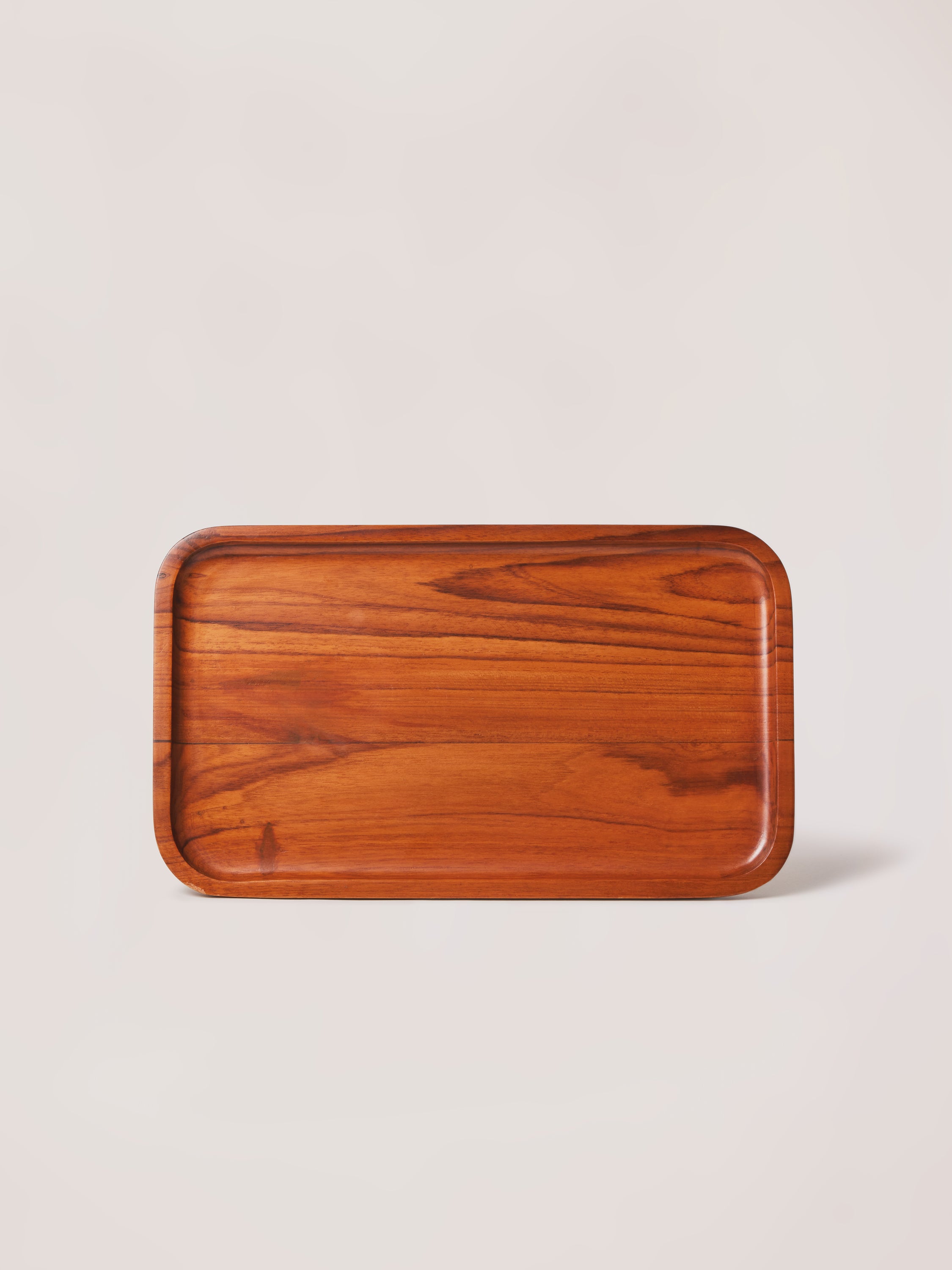 minimal teak wood trays