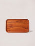 minimal teak wood trays