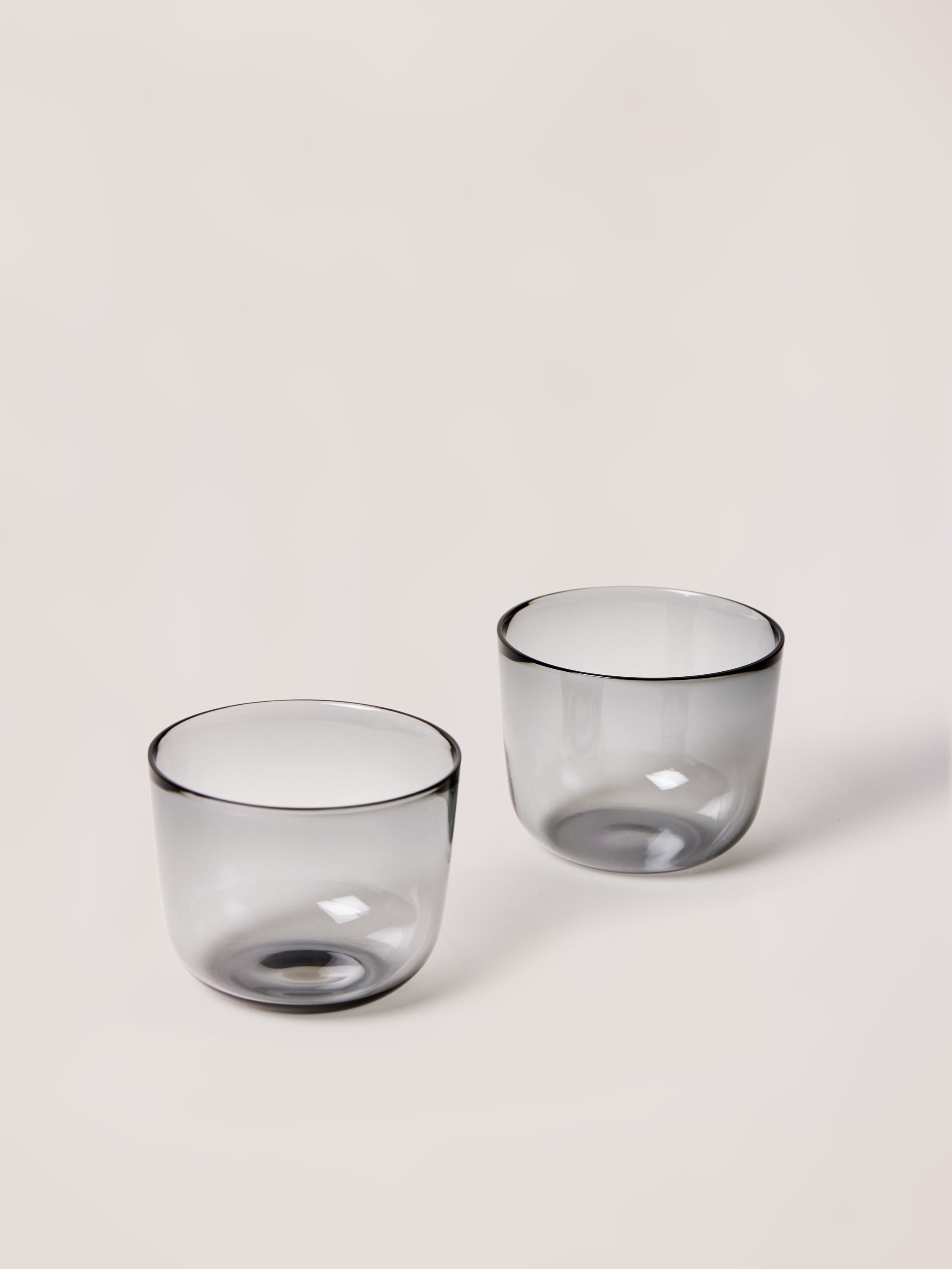grey Glass coffee latte cup