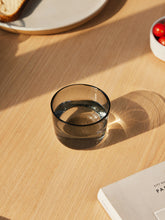 grey Glass latte cup