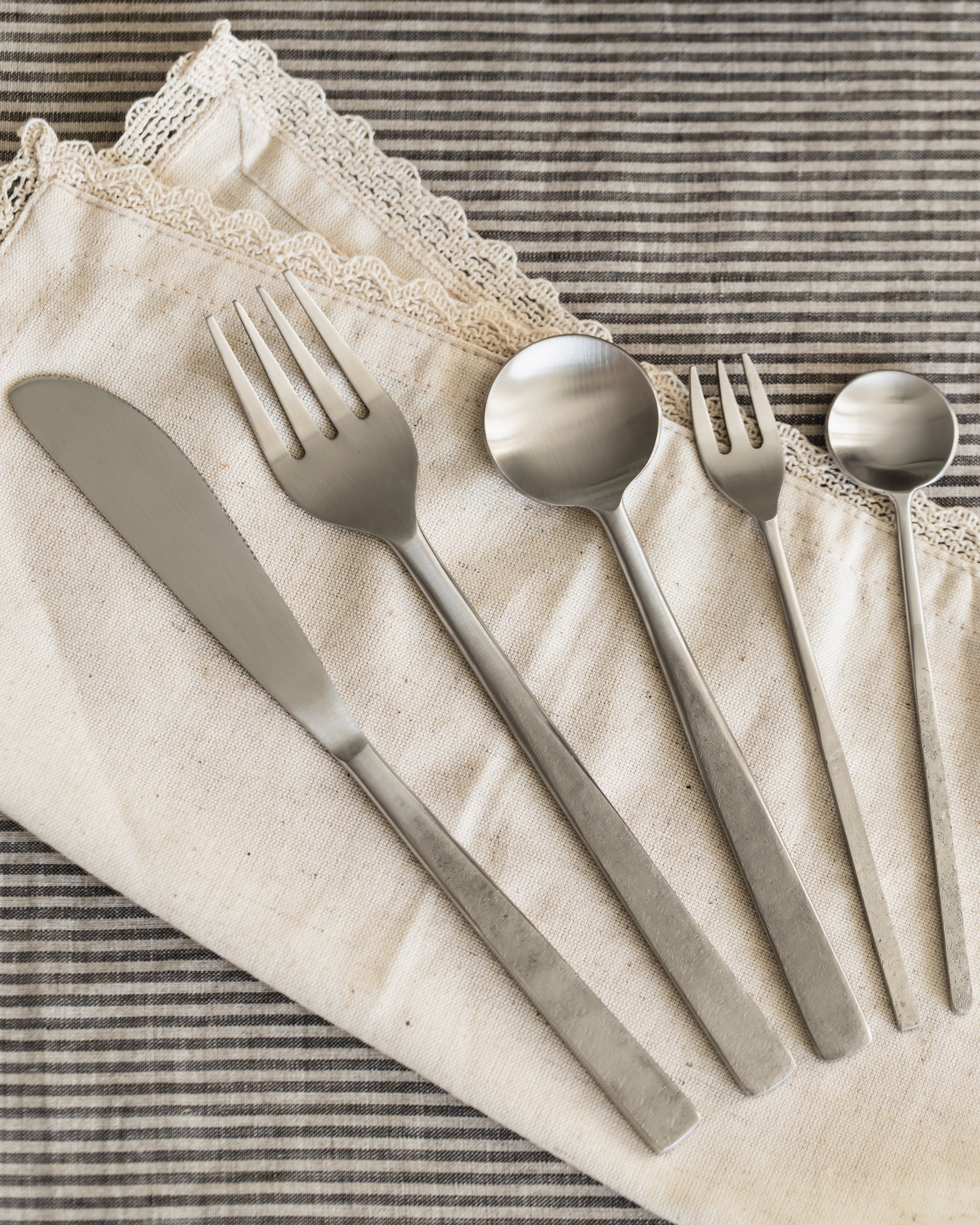 Wabi Cutlery Set, Stainless Steel