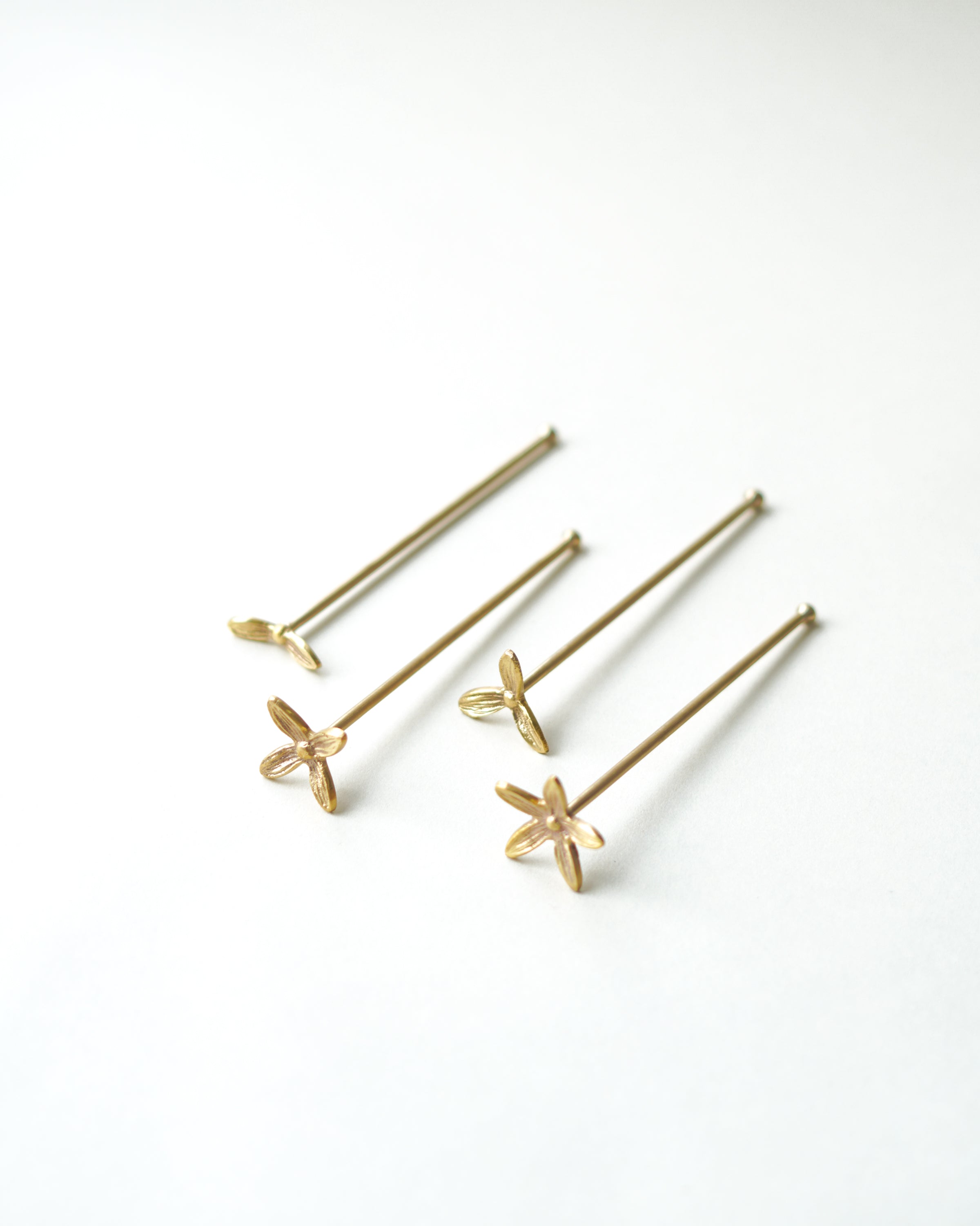 Wild Flower Stirrers, Set Of 4, Small