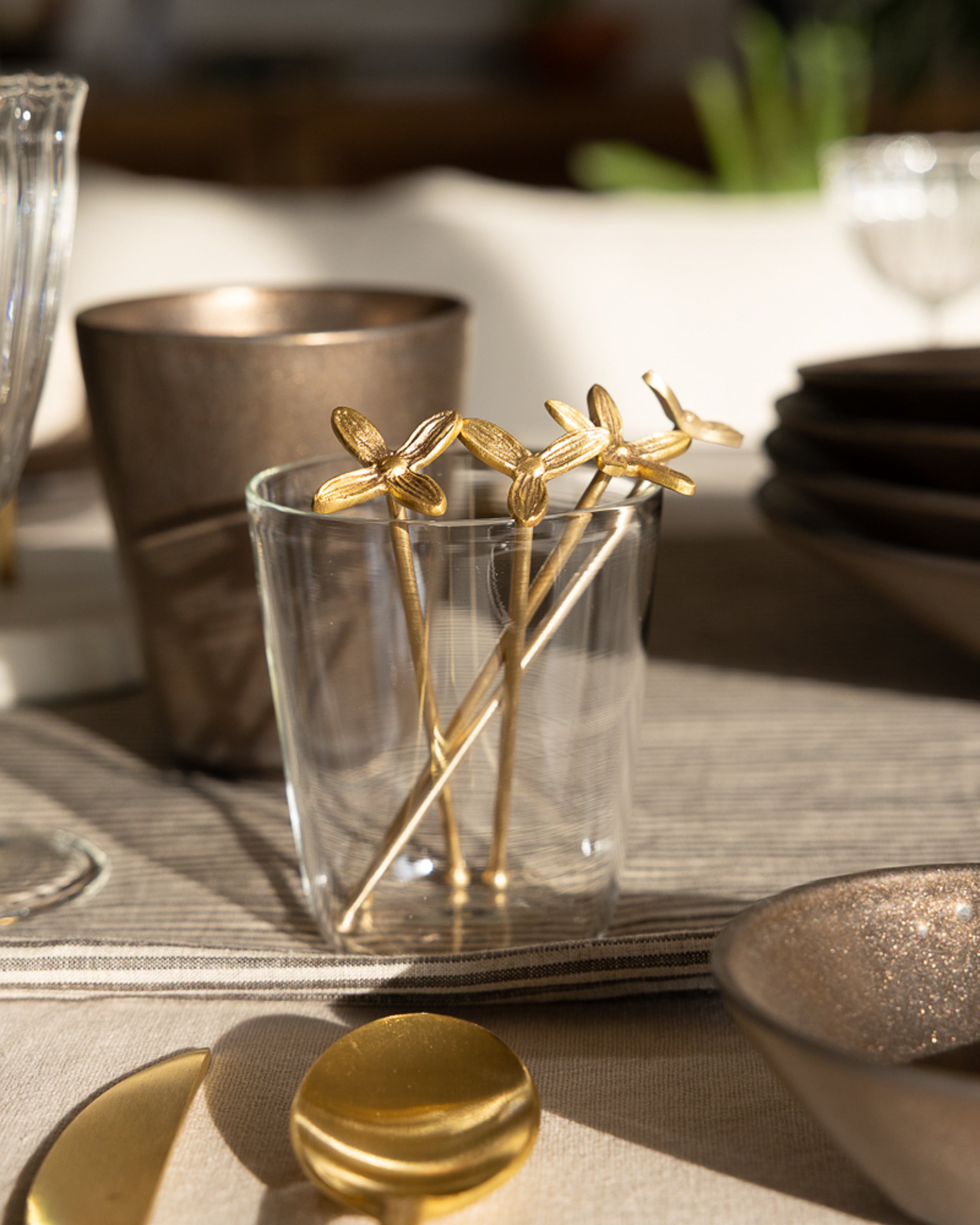 Wild Flower Stirrers, Set Of 4, Small