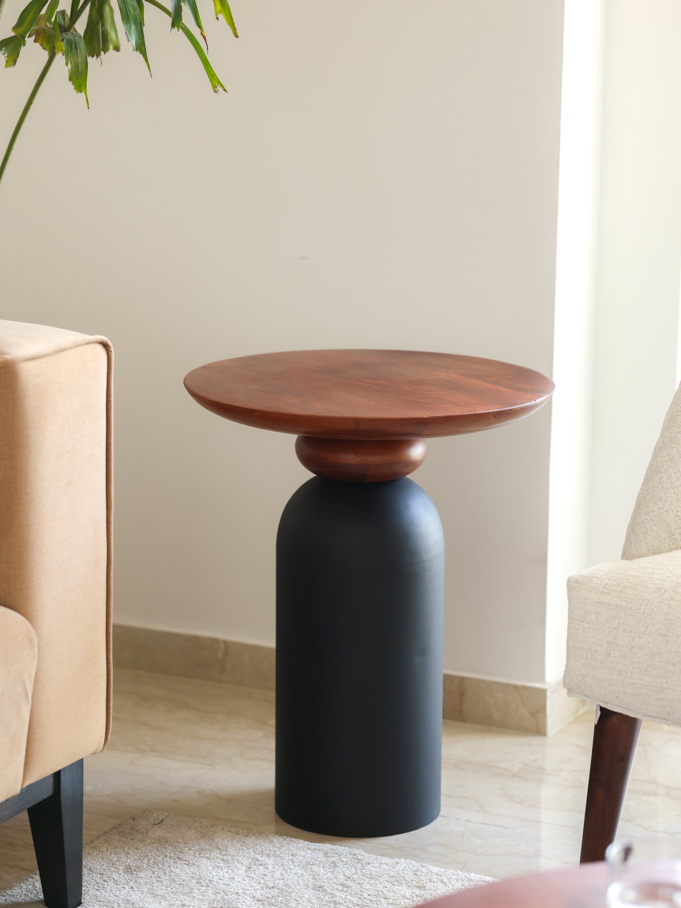 Wooden Side table for decor and Sitting Area.