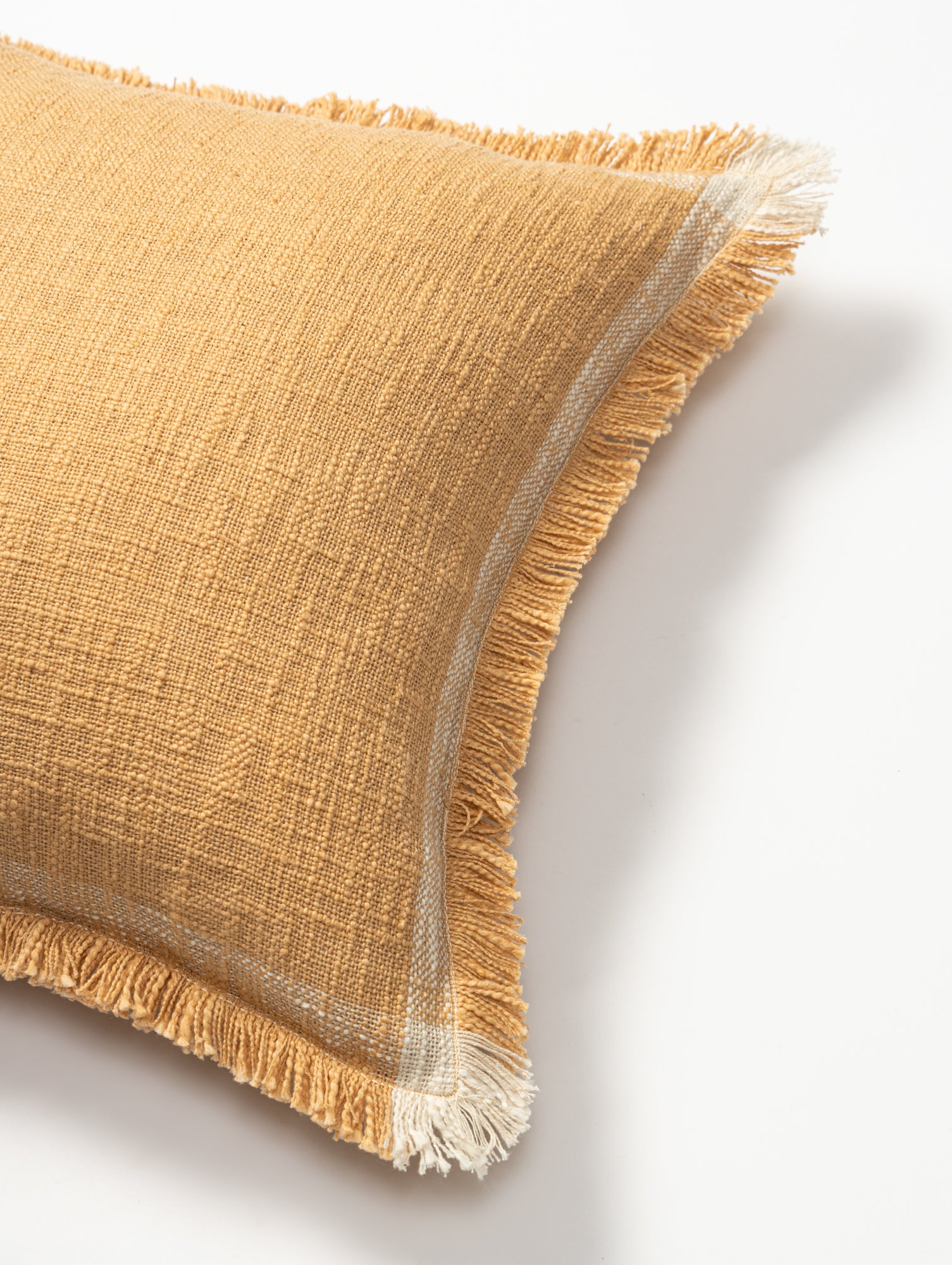 Sheep skin color cushion cover for sofa.