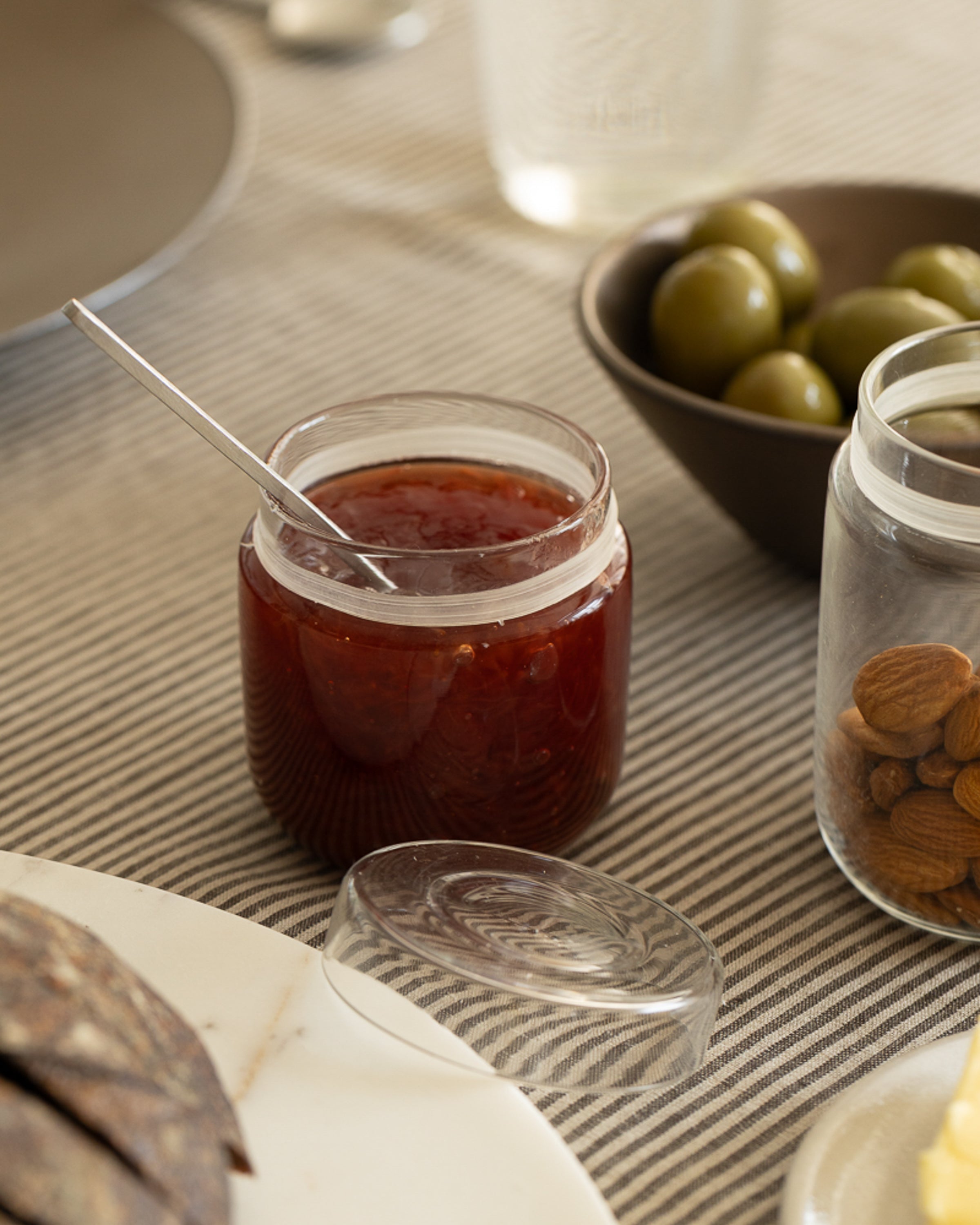Klar Storage Borosilicate Glass Jars, Set of 6
