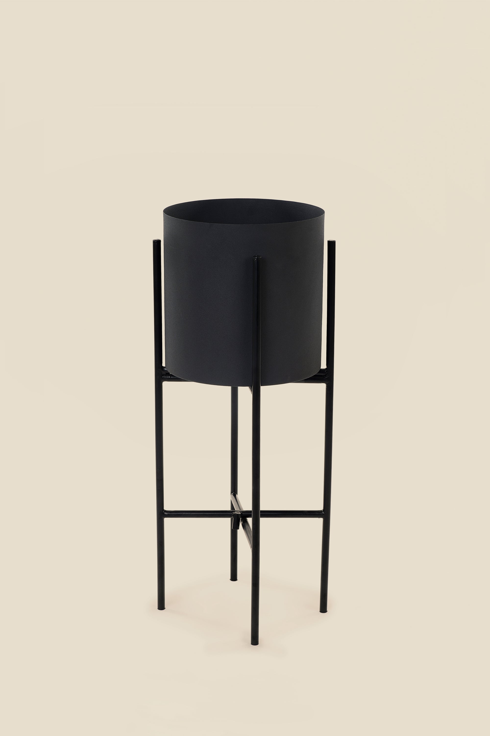 Black Dust Floor Indoor Planters - Fleck