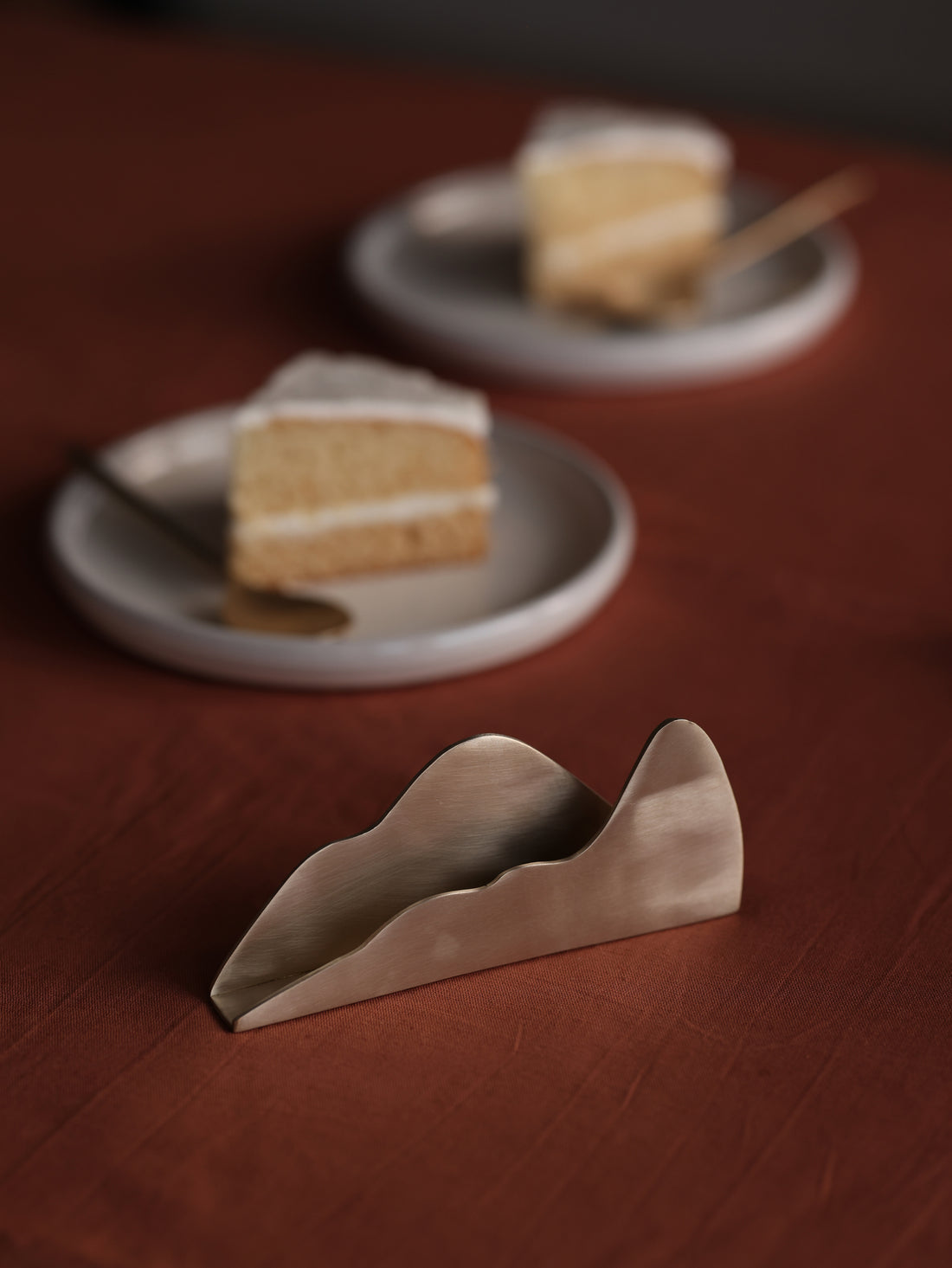 Brass Napkin Holder mountain