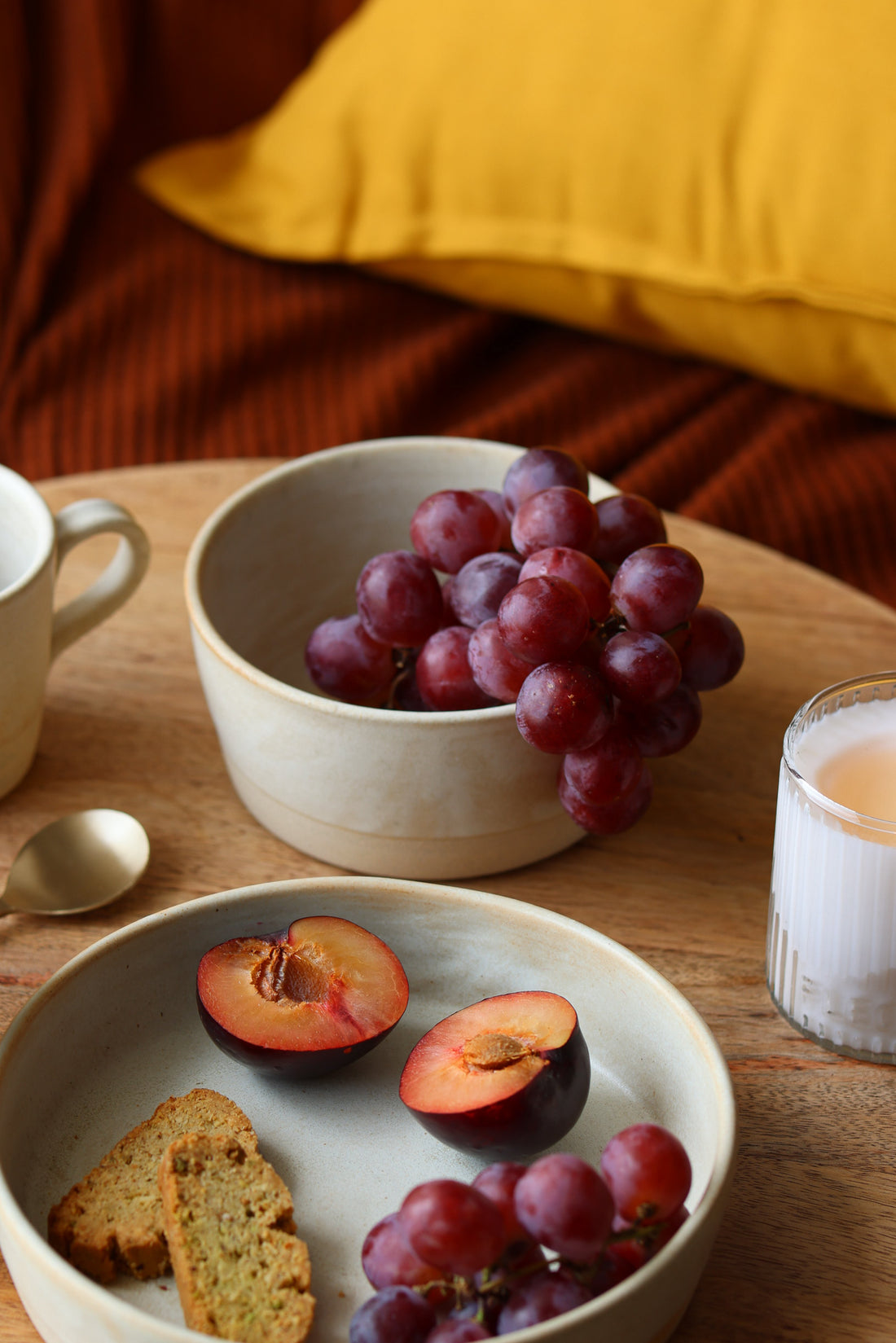 Cream Ceramic Breakfast Bowl