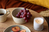 Cream Stoneware Breakfast Bowl