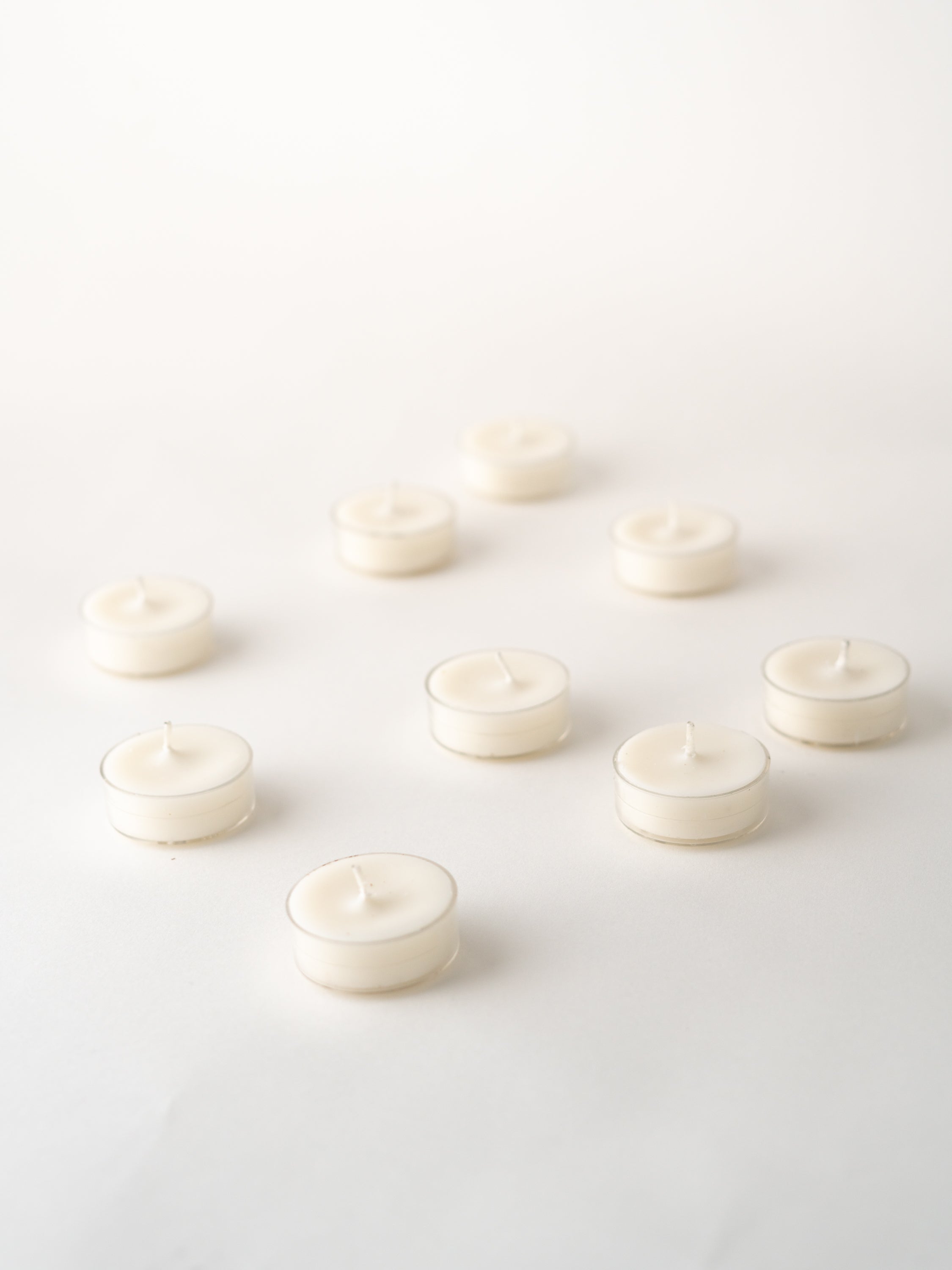 Pack of 2: Clear Tealight Candles, Set of 9