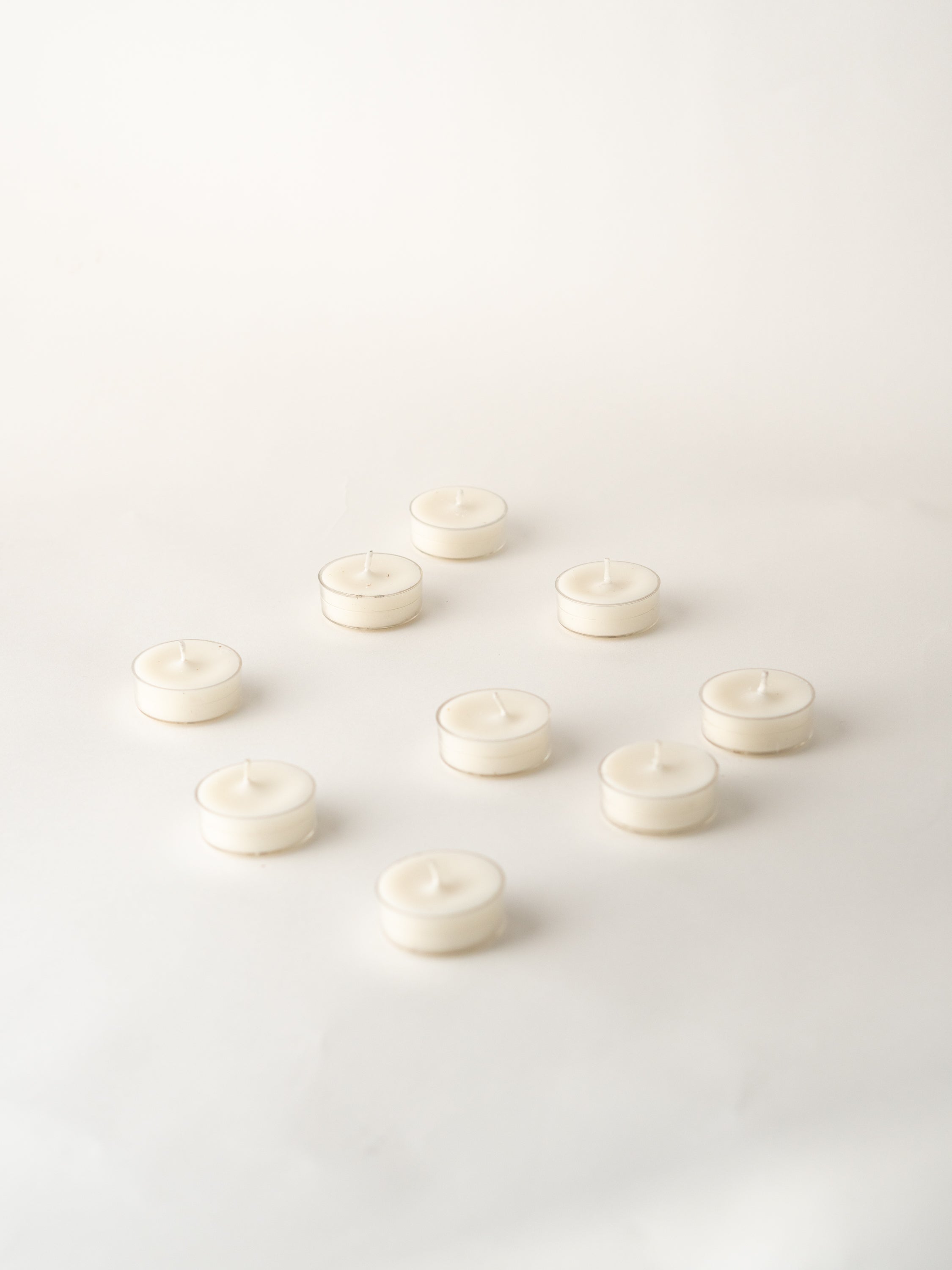 Pack of 2: Clear Tealight Candles, Set of 9