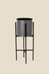 Raku Floor Indoor Planters - Fleck