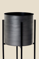 Raku Floor Indoor Planters - Fleck