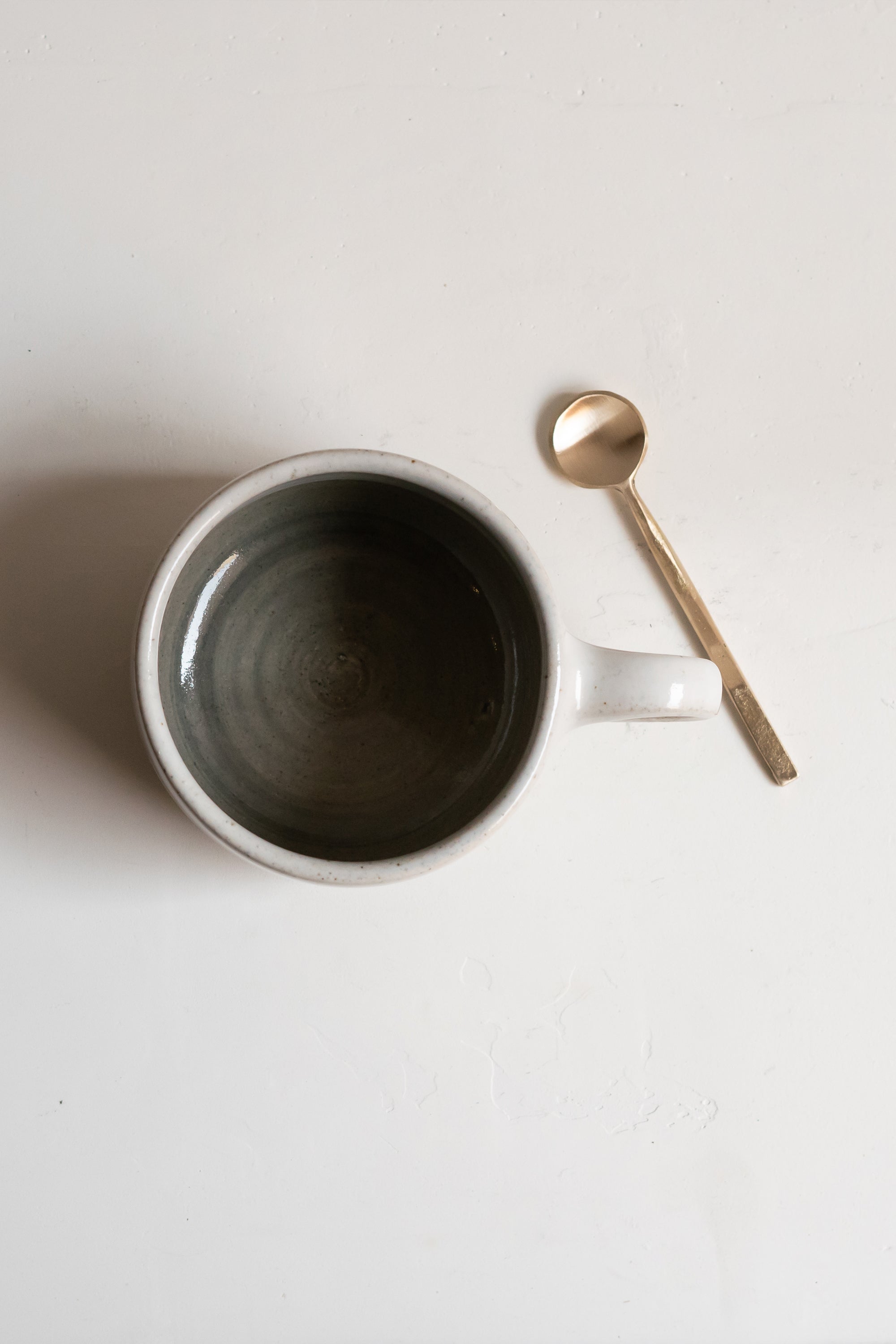 Fleck Wabi Coffee Spoons, Brass