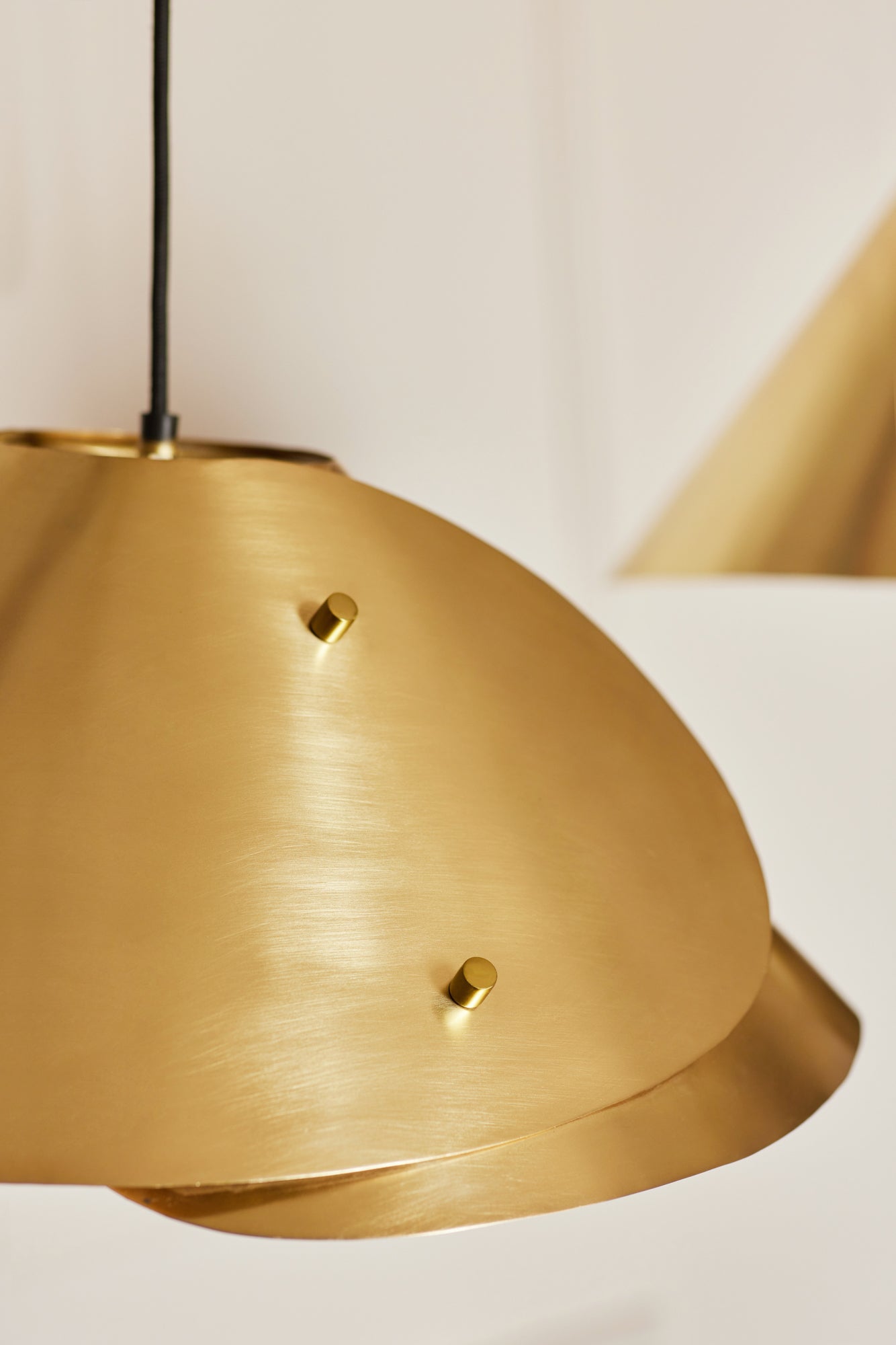 Modern golden lamp