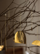 Hammered Brass Ornaments for decor.