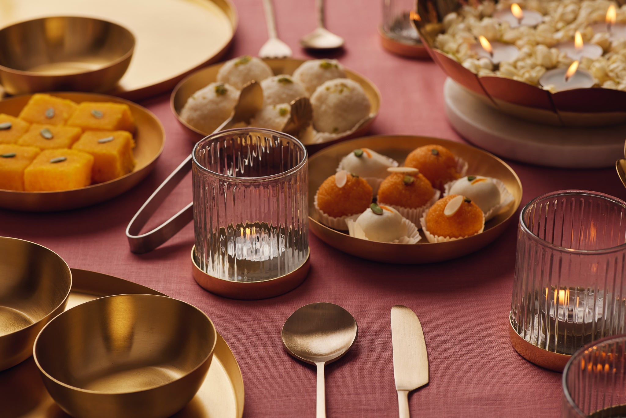 Heirloom Brass Tapas Plate - Fleck