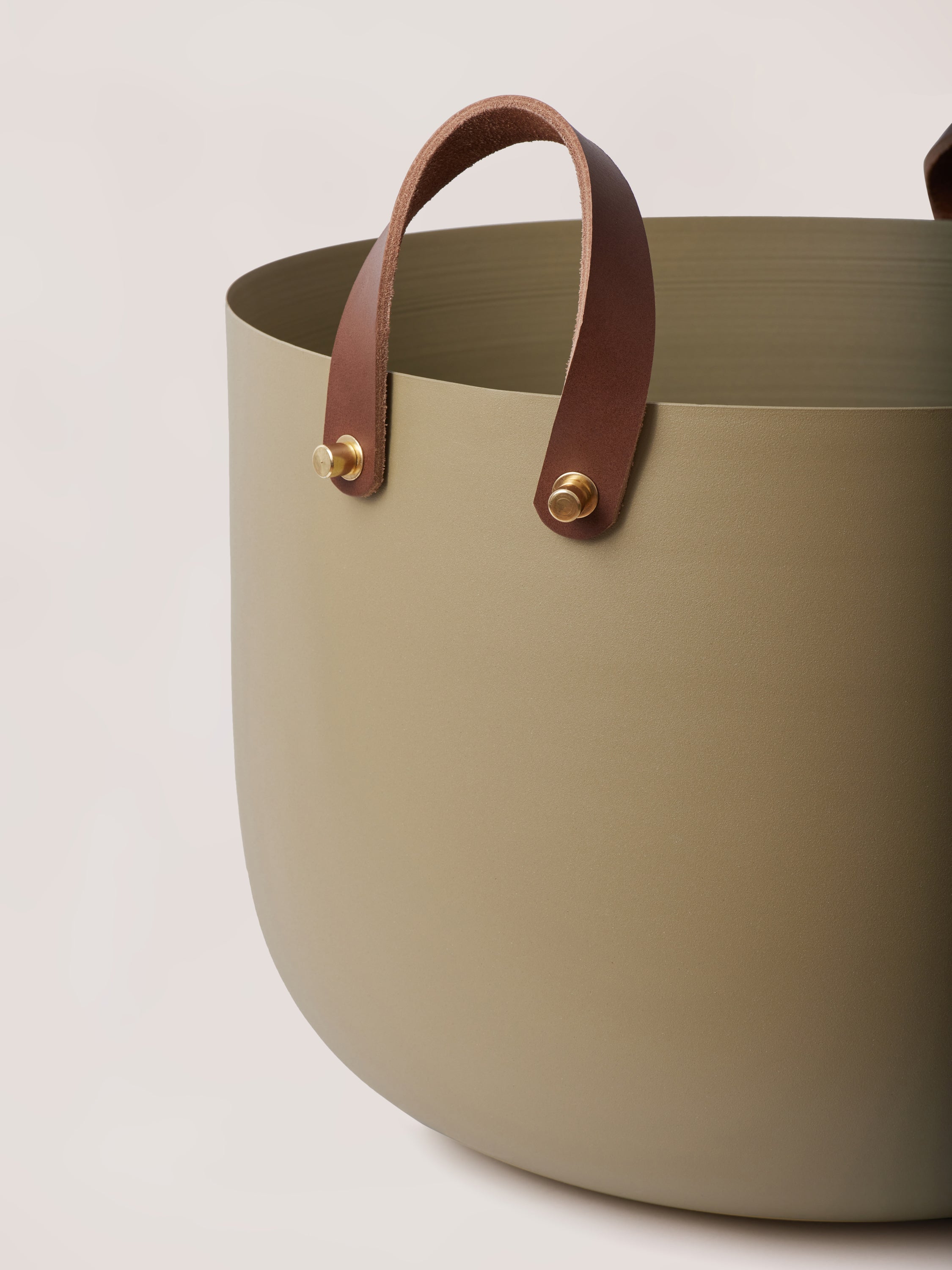 Round Basket - Sand, Large - Fleck