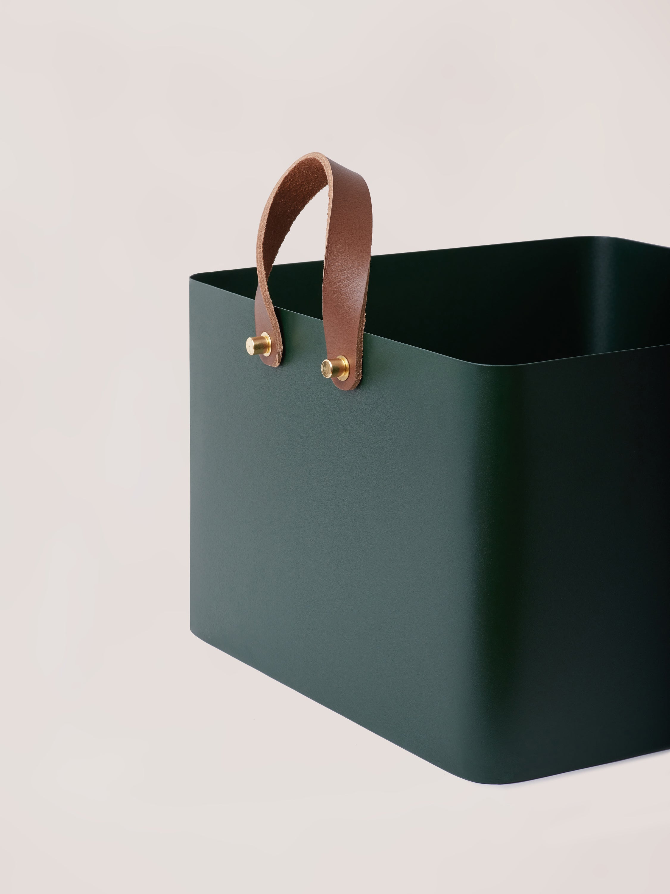 Square Basket - Forest Green, XL - Fleck