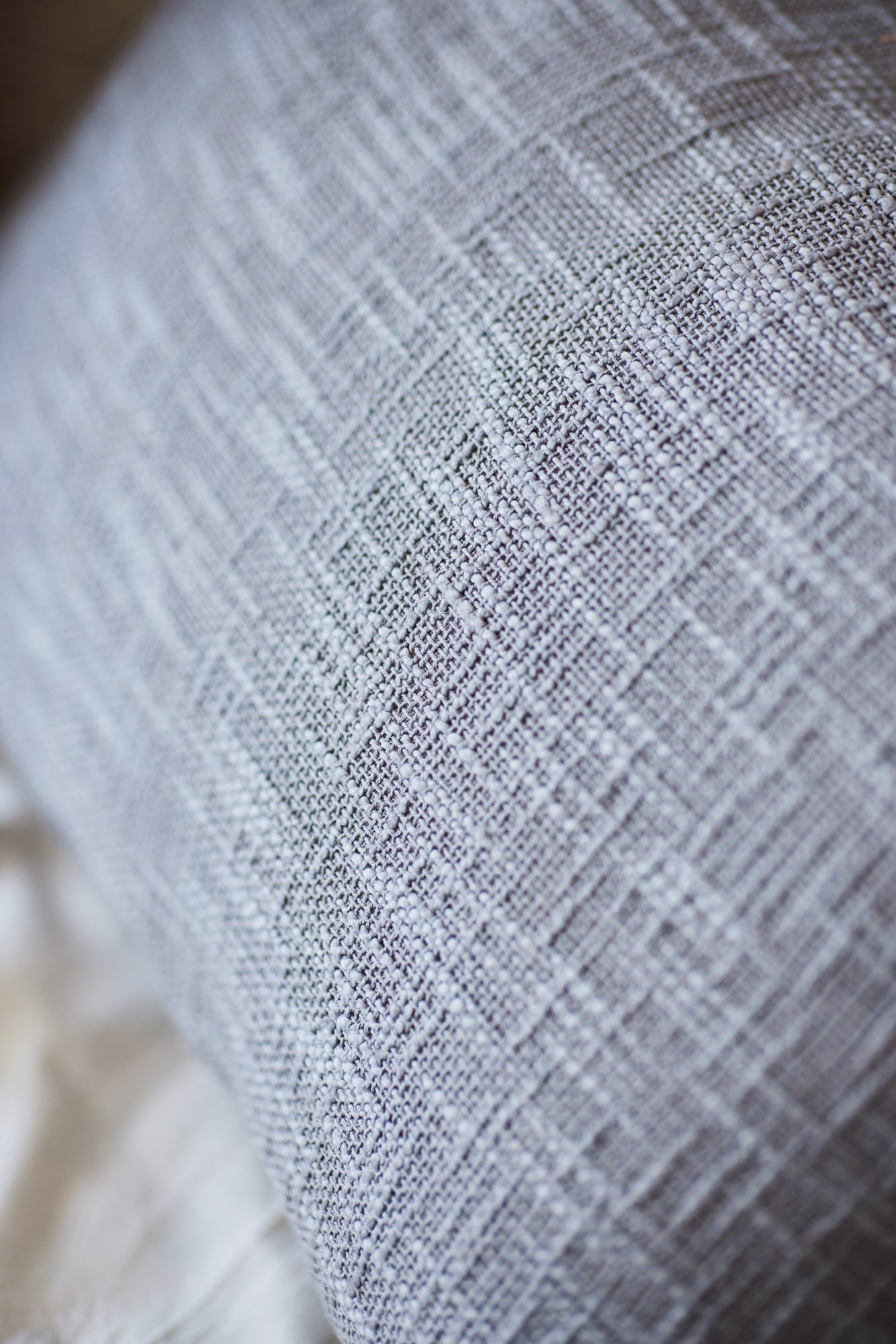 Solid Grey throw pillow cover