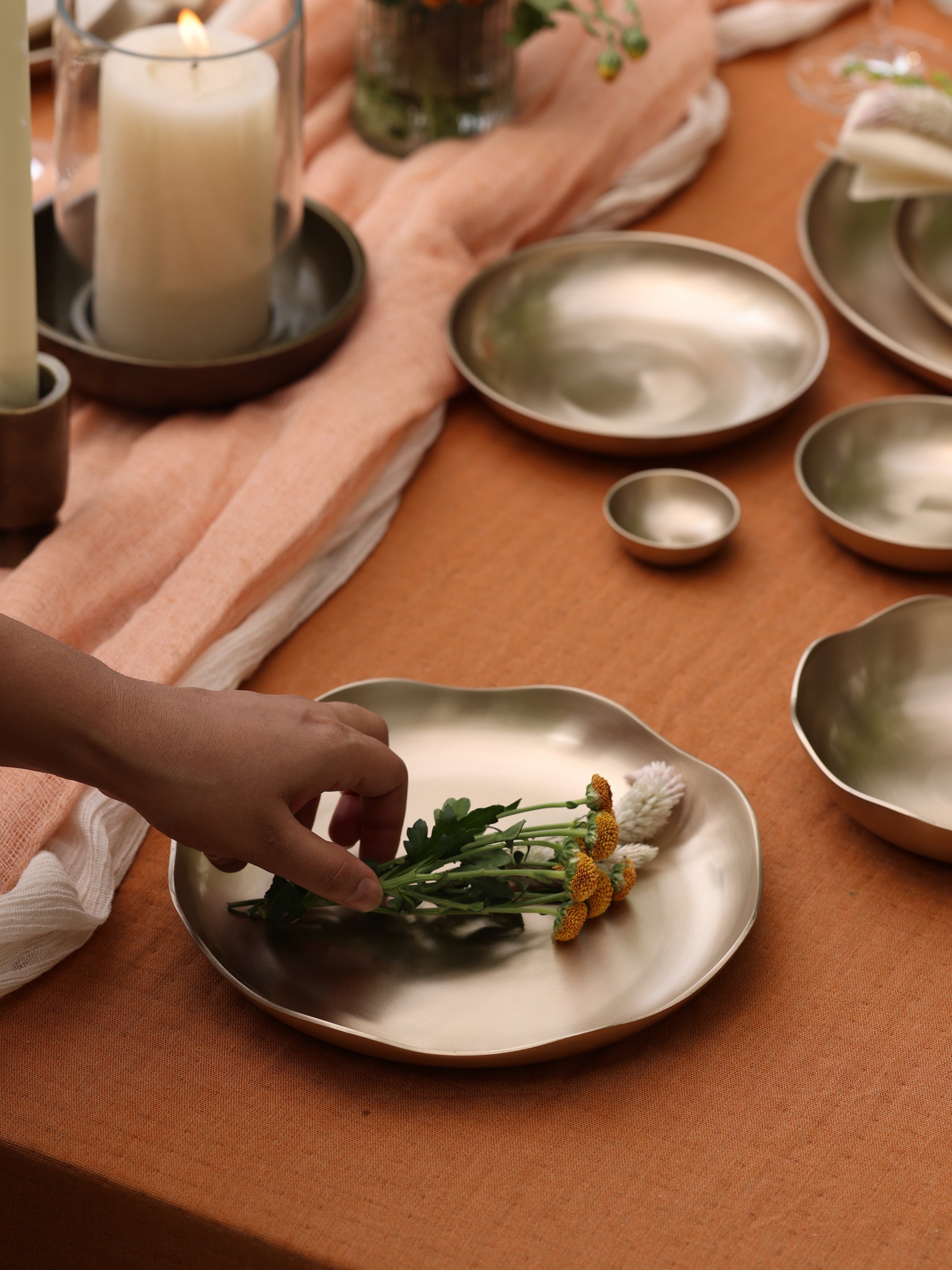 Kansa Bronze Snack Plate