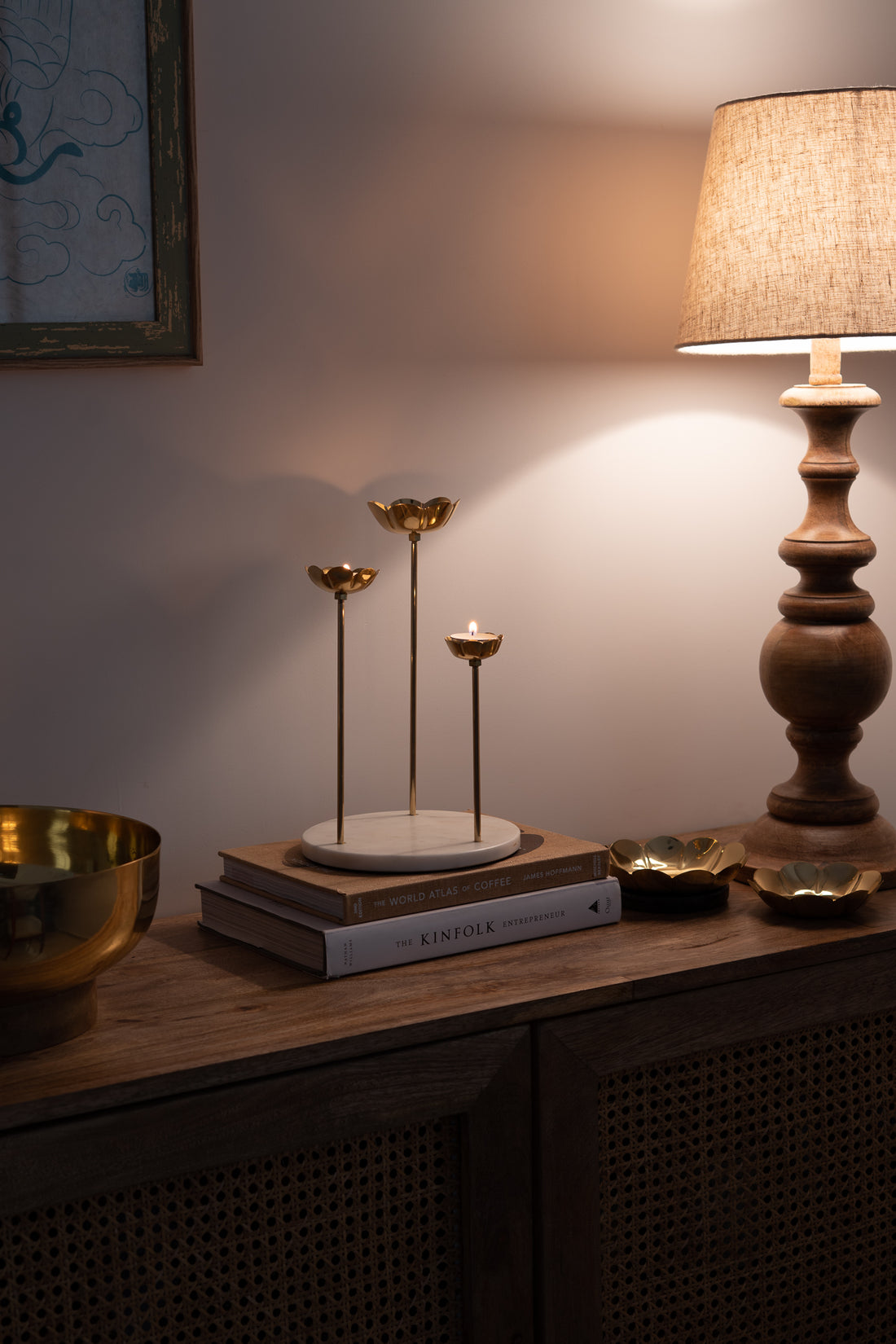 Lotus Centerpiece, 3 flowers - Fleck