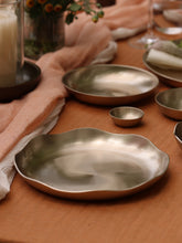 Luxe Kansa Bronze Snack Plate 8.5 inch