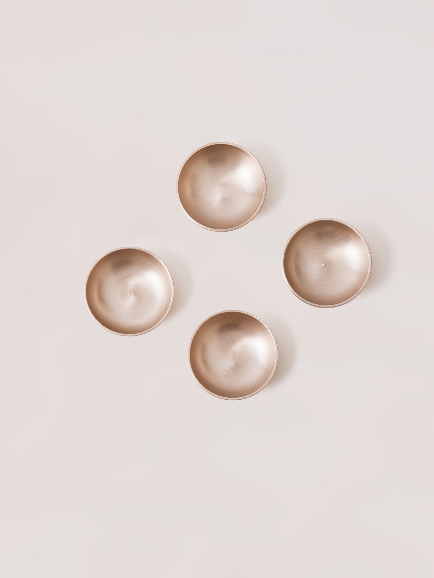 Luxe kansa bronze 4 dip bowls
