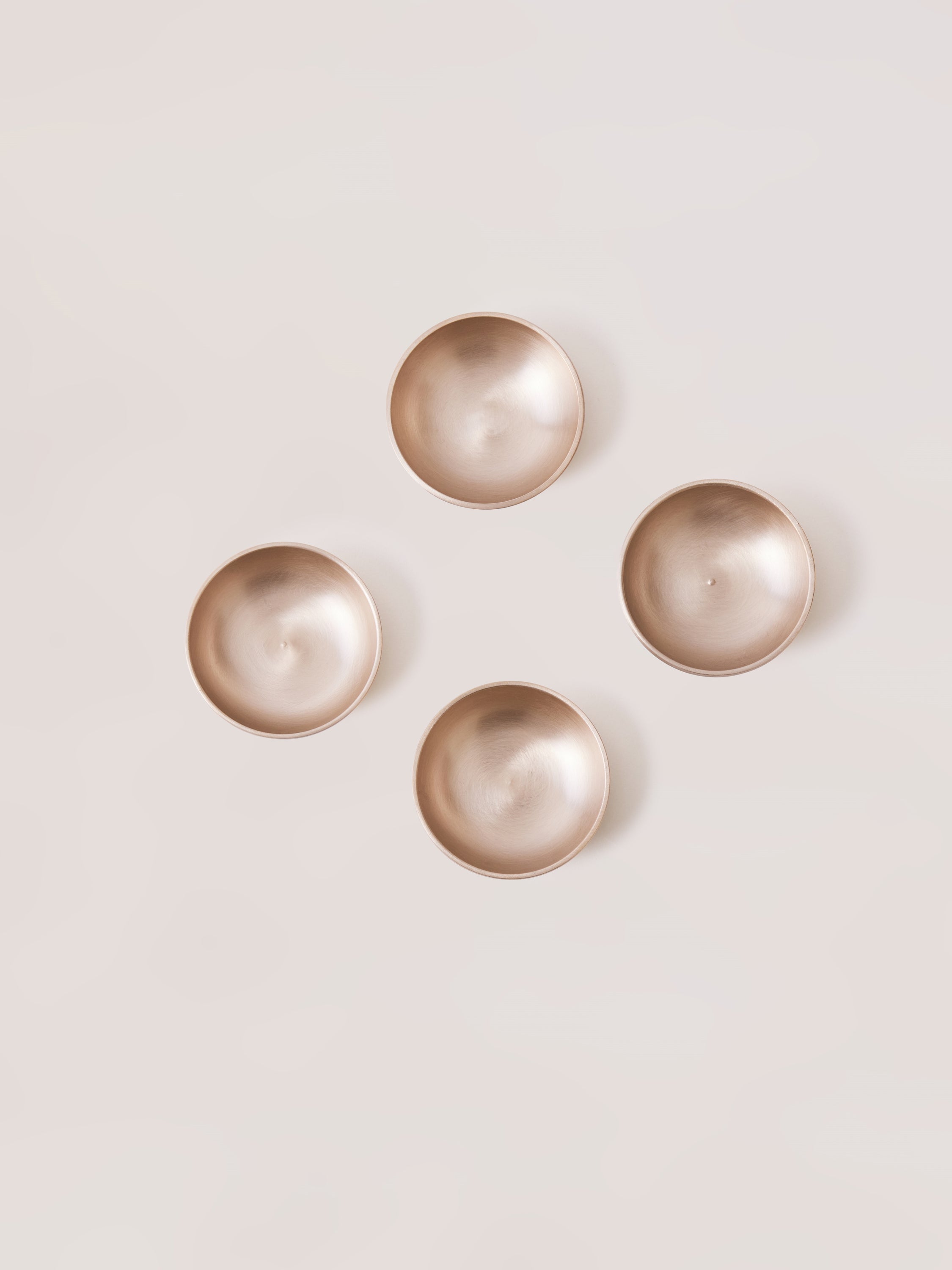 Luxe kansa bronze 4 dip bowls