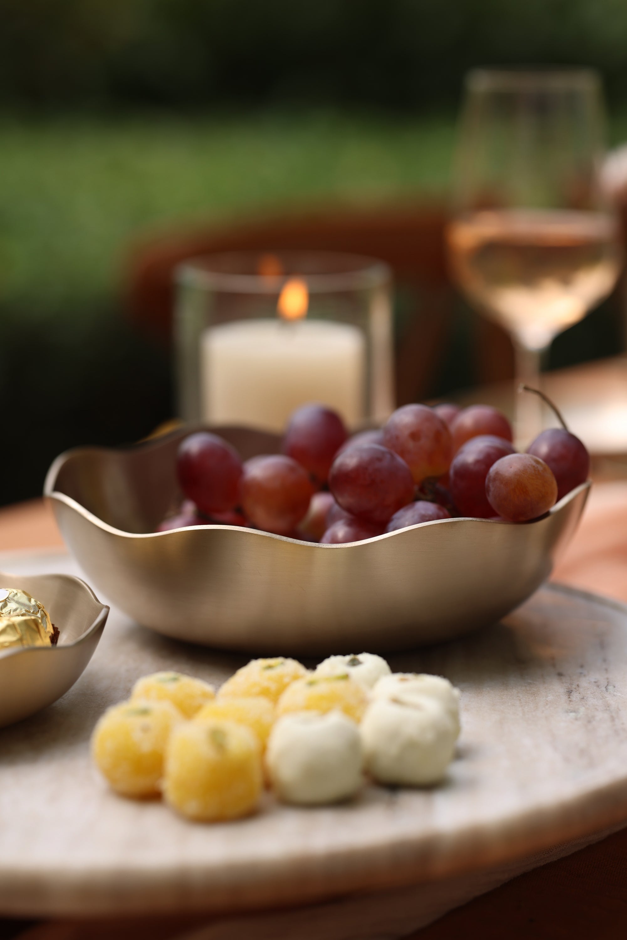 Luxe kansa serving bowl 8.5 inch